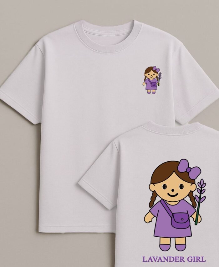 lavander girl T-SHIRT
