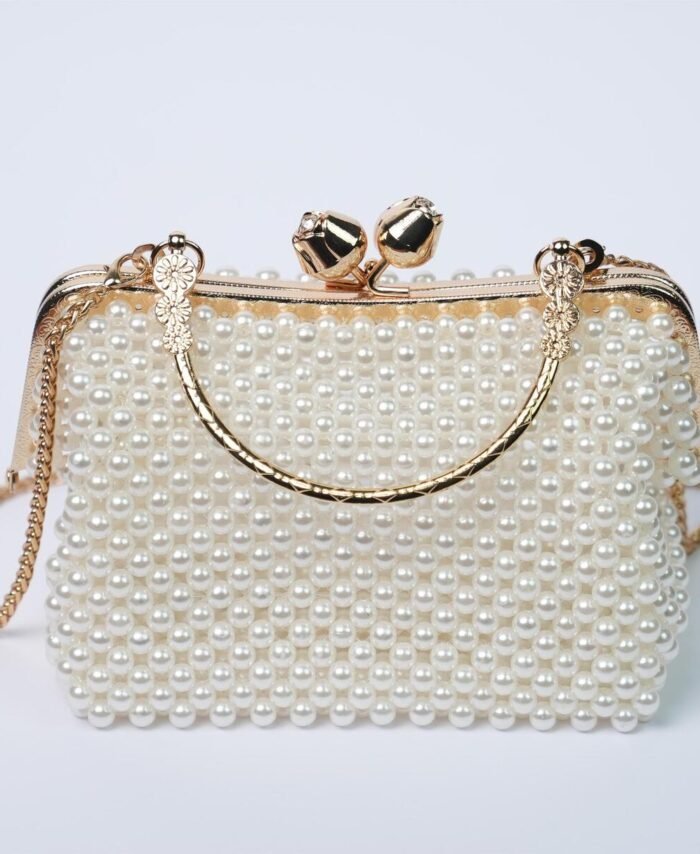 Luminous Pearl Clutch