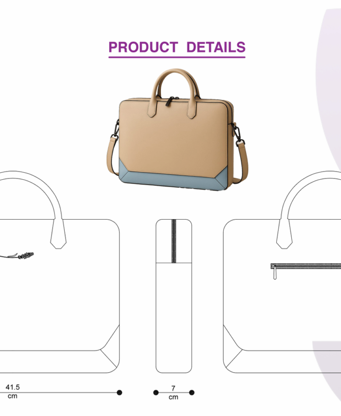 Laptop bag patron