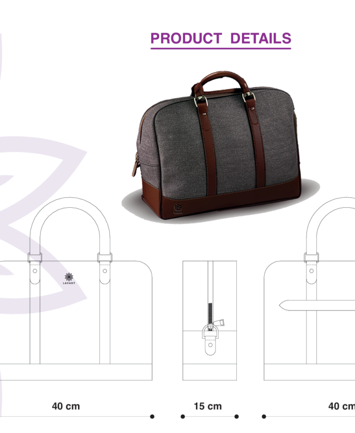 Laptop bag patron