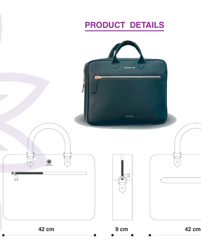 Laptop bag patron